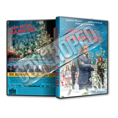 Bir Noel Şarkısı - A Christmas Carol 2018 Türkçe Dvd Cover Tasarımı